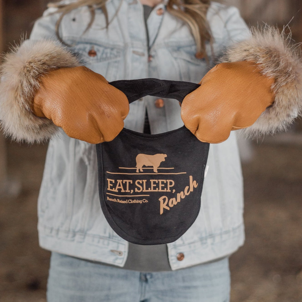 FW22 Eat, Sleep, Ranch Baby Bib